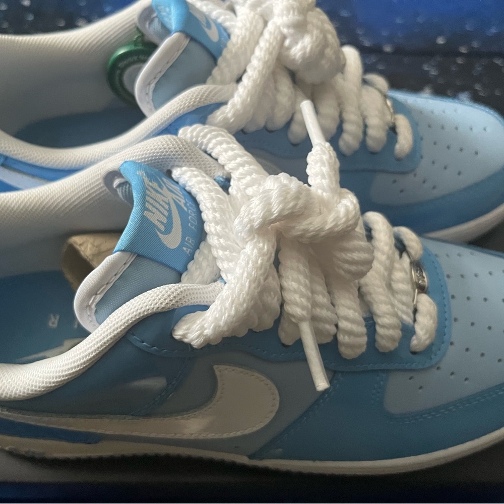 Limited) Nike AF1 Low Blue Trainers